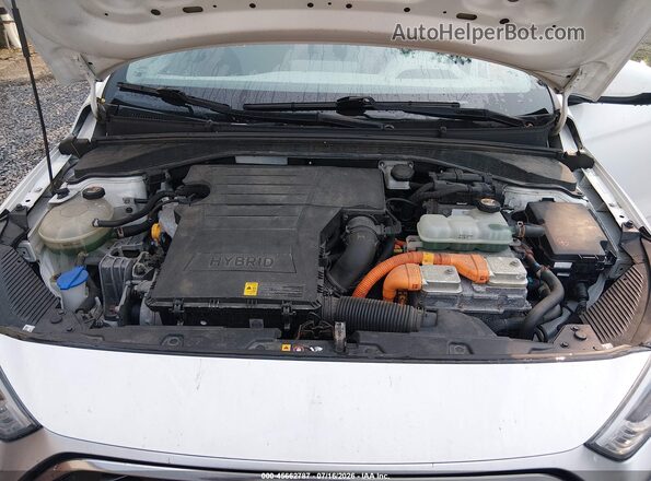 KMHC65LC7LU220002 2020 HYUNDAI IONIQ HYBRID White Widok z tyłu