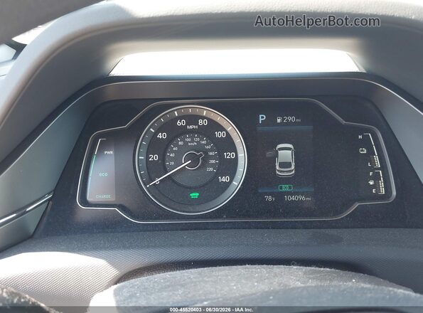 KMHC65LC7MU245693 2021 HYUNDAI IONIQ HYBRID White უკანა სავარძლების ხედი