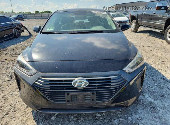 KMHC65LC8HU038817 2017 HYUNDAI IONIQ Blue Front view