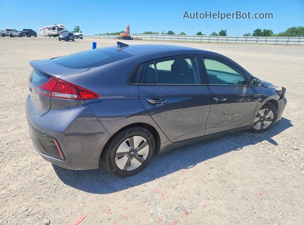 KMHC65LC8HU055410 2017 HYUNDAI IONIQ Charcoal Trasero derecho