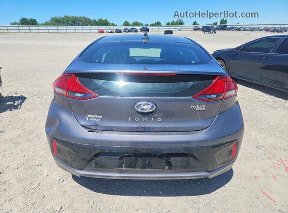 KMHC65LC8HU055410 2017 HYUNDAI IONIQ Charcoal Vista trasera