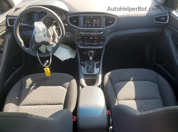 KMHC65LC8HU055410 2017 HYUNDAI IONIQ Charcoal Vista del salpicadero