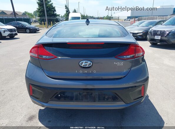 KMHC65LC8JU076702 2018 HYUNDAI IONIQ HYBRID Gray 