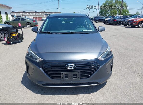 KMHC65LC8JU076702 2018 HYUNDAI IONIQ HYBRID Gray Սարքավորումների վահանակի տեսք