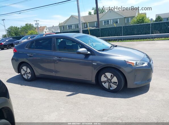 KMHC65LC8JU076702 2018 HYUNDAI IONIQ HYBRID Gray Սալոնի հետևի տեսք