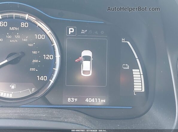 KMHC65LC8JU076702 2018 HYUNDAI IONIQ HYBRID Gray 