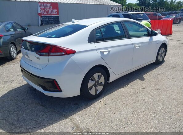 KMHC65LC8KU106721 2019 HYUNDAI IONIQ HYBRID White Rear right