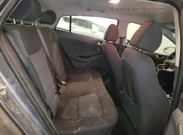 KMHC65LC8KU129366 2019 HYUNDAI IONIQ Gray Widok tylnych siedzeń