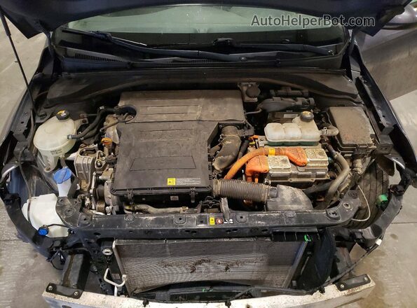 KMHC65LC8KU129366 2019 HYUNDAI IONIQ Gray Widok wnętrza z tyłu