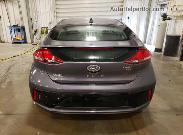 KMHC65LC8KU129366 2019 HYUNDAI IONIQ Gray Widok z tyłu