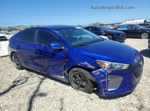 KMHC65LC8KU170788 2019 HYUNDAI IONIQ Синий Передняя правая четверть