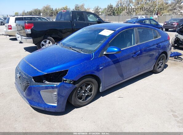 KMHC65LC8KU178874 2019 HYUNDAI IONIQ HYBRID Blue Vista tres cuartos delantera izquierda