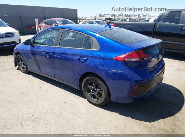 KMHC65LC8KU178874 2019 HYUNDAI IONIQ HYBRID Blue Trasero izquierdo
