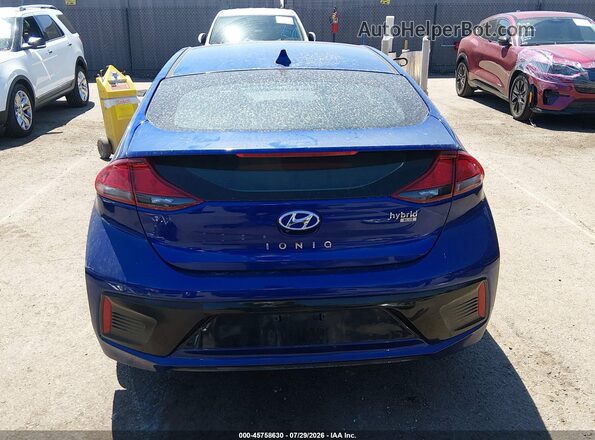 KMHC65LC8KU178874 2019 HYUNDAI IONIQ HYBRID Blue 