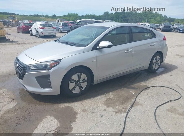 KMHC65LC9JU075218 2018 HYUNDAI IONIQ HYBRID Silver Передня ліва чверть