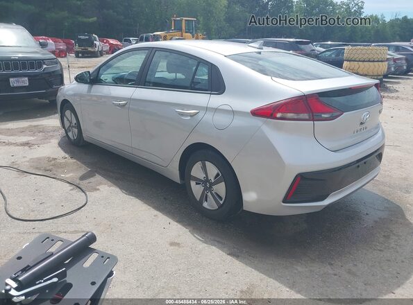 KMHC65LC9JU075218 2018 HYUNDAI IONIQ HYBRID Silver Задня ліва чверть