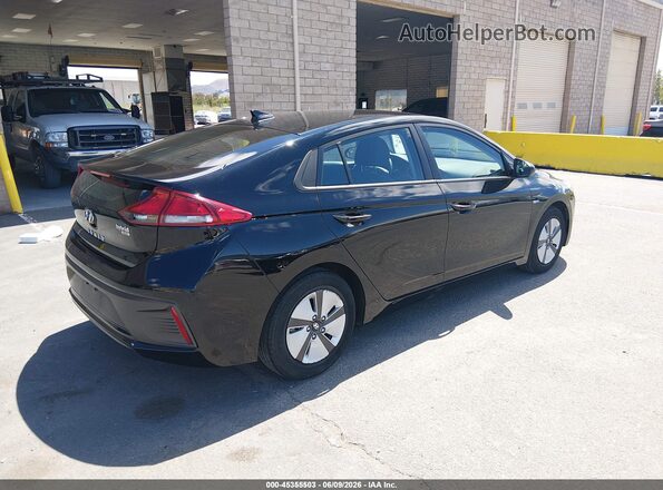 KMHC65LC9JU076630 2018 HYUNDAI IONIQ HYBRID Black უკანა მარჯვენა