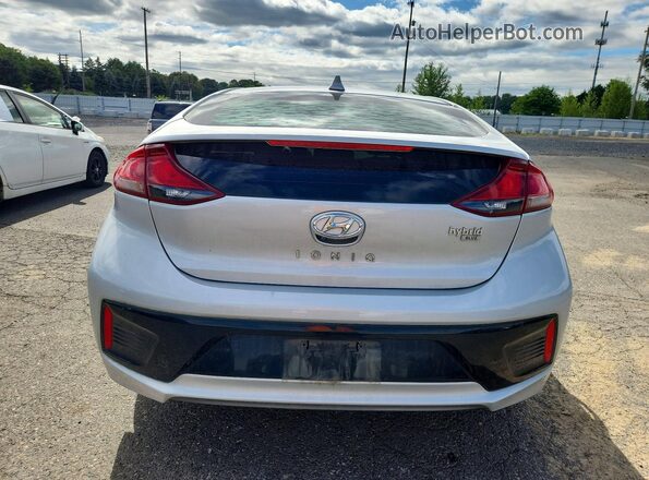 KMHC65LC9JU091080 2018 HYUNDAI IONIQ Silver Widok z tyłu