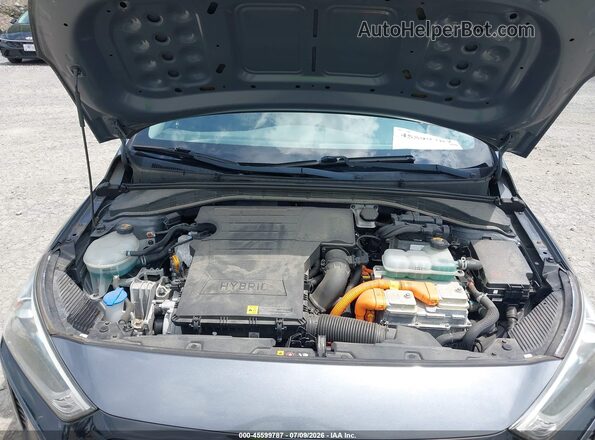 KMHC65LC9JU101168 2018 HYUNDAI IONIQ HYBRID Gray Widok z tyłu