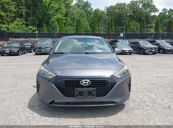 KMHC65LC9JU101168 2018 HYUNDAI IONIQ HYBRID Gray Widok wnętrza 360 stopni