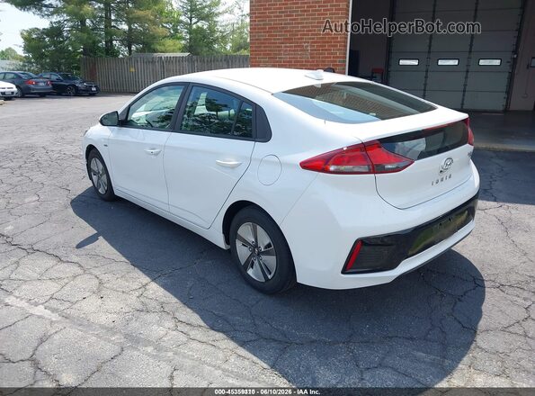 KMHC65LC9KU107974 2019 HYUNDAI IONIQ HYBRID White უკანა მარცხენა