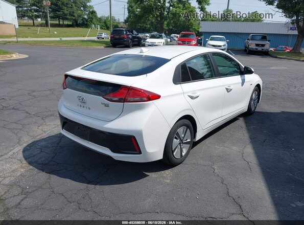 KMHC65LC9KU107974 2019 HYUNDAI IONIQ HYBRID White უკანა მარჯვენა
