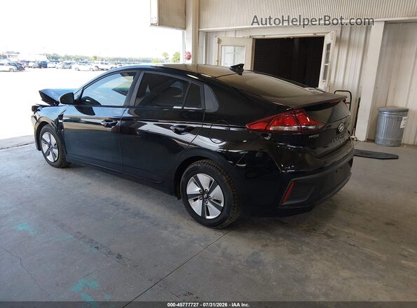 KMHC65LC9KU109563 2019 HYUNDAI IONIQ HYBRID Black Задня ліва чверть