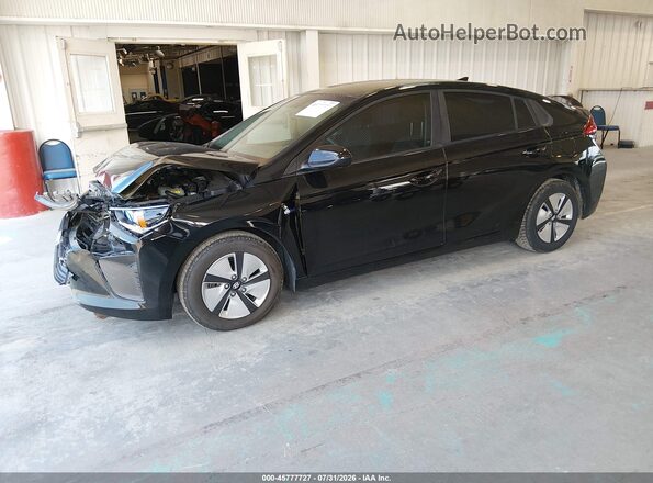 KMHC65LC9KU109563 2019 HYUNDAI IONIQ HYBRID Black Передня ліва чверть