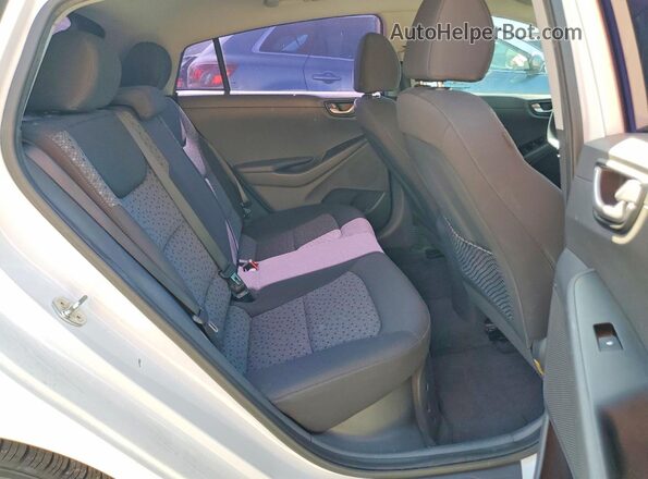 KMHC65LC9KU151733 2019 HYUNDAI IONIQ Белый Вид задних сидений