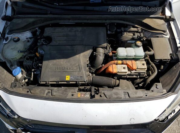 KMHC65LC9KU151733 2019 HYUNDAI IONIQ Белый Вид задней части салона