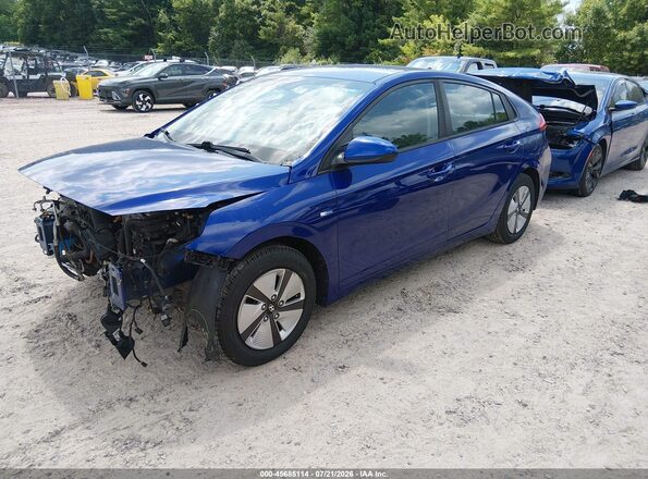 KMHC65LC9KU173523 2019 HYUNDAI IONIQ HYBRID Blue Przód lewy