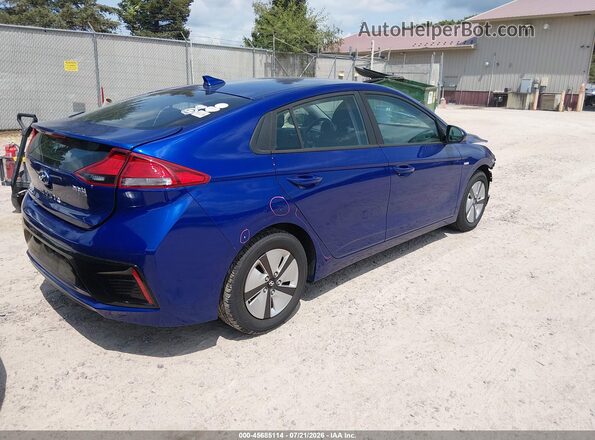 KMHC65LC9KU173523 2019 HYUNDAI IONIQ HYBRID Blue Tył prawy