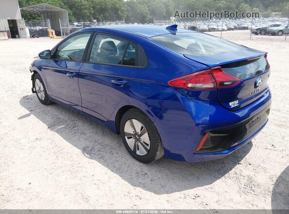 KMHC65LC9KU173523 2019 HYUNDAI IONIQ HYBRID Blue Tył lewy