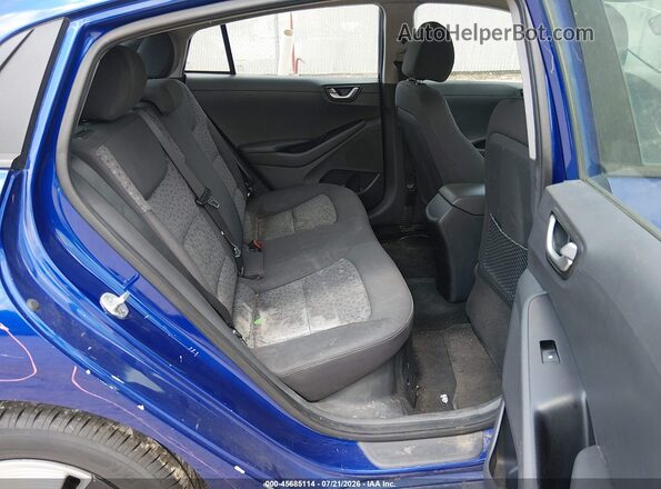 KMHC65LC9KU173523 2019 HYUNDAI IONIQ HYBRID Blue Widok naklejki z numerem VIN