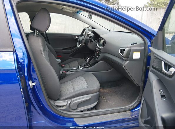 KMHC65LC9KU173523 2019 HYUNDAI IONIQ HYBRID Blue Widok wnętrza z przodu