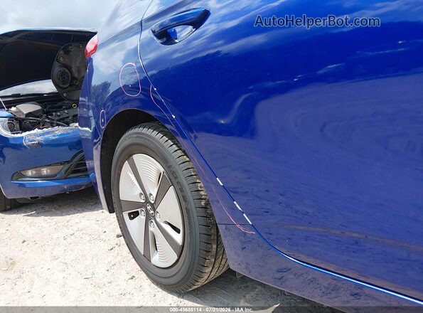 KMHC65LC9KU173523 2019 HYUNDAI IONIQ HYBRID Blue 