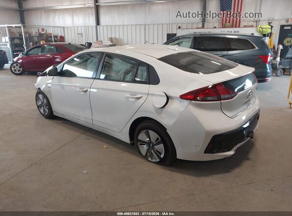 KMHC65LCXHU026779 2017 HYUNDAI IONIQ HYBRID White Задня ліва чверть