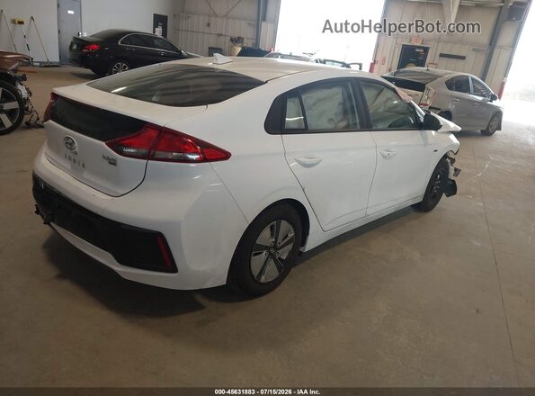 KMHC65LCXHU026779 2017 HYUNDAI IONIQ HYBRID White Задня права чверть