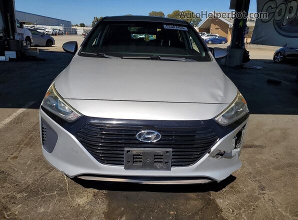 KMHC65LCXHU049866 2017 HYUNDAI IONIQ Silver Դիմացի տեսք