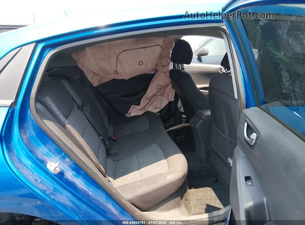 KMHC65LCXJU061392 2018 HYUNDAI IONIQ HYBRID Blue Вид наклейки з VIN-кодом