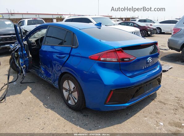 KMHC65LCXJU061392 2018 HYUNDAI IONIQ HYBRID Blue Задня ліва чверть
