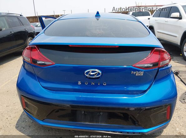 KMHC65LCXJU061392 2018 HYUNDAI IONIQ HYBRID Blue 