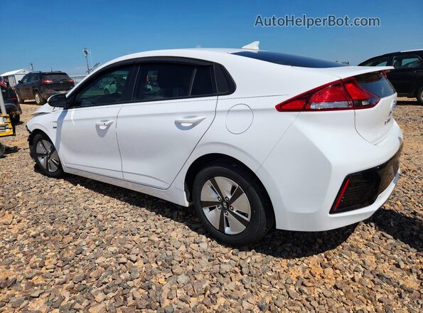 KMHC65LCXJU075731 2018 HYUNDAI IONIQ Белый Задняя левая четверть