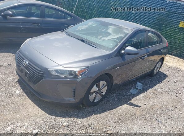 KMHC65LCXJU076023 2018 HYUNDAI IONIQ HYBRID Gray Przód lewy