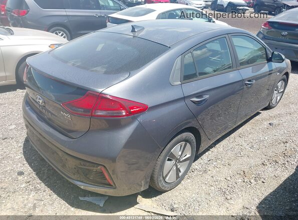KMHC65LCXJU076023 2018 HYUNDAI IONIQ HYBRID Gray Tył prawy