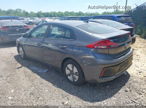 KMHC65LCXJU076023 2018 HYUNDAI IONIQ HYBRID Gray Tył lewy