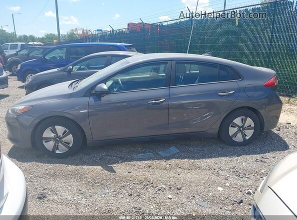 KMHC65LCXJU076023 2018 HYUNDAI IONIQ HYBRID Gray Widok wnętrza 360 stopni
