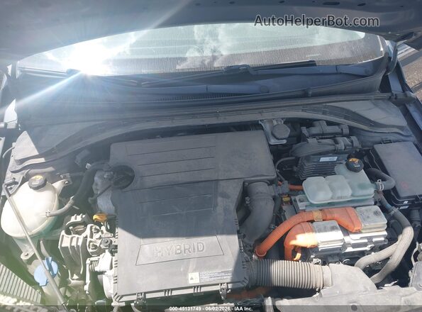 KMHC65LCXJU076023 2018 HYUNDAI IONIQ HYBRID Gray Widok z tyłu