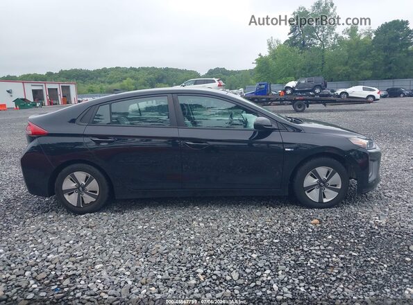 KMHC65LCXLU219734 2020 HYUNDAI IONIQ HYBRID Black Widok wnętrza z tyłu