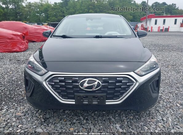 KMHC65LCXLU219734 2020 HYUNDAI IONIQ HYBRID Black Widok zestawu wskaźników